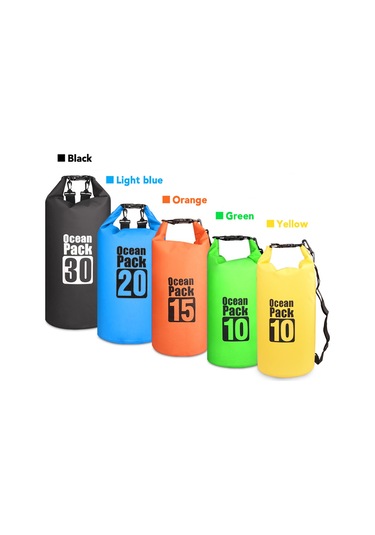 Teltree 15l Sarı Pvc Su Geçirmez Kurutma Çanta - Su, Kum Ve Kirlikten Elektronik Aletlerinizi, Giysilerinizi Korur - Nehir Yürüyüşü, Kayak, Plaj Aktivite