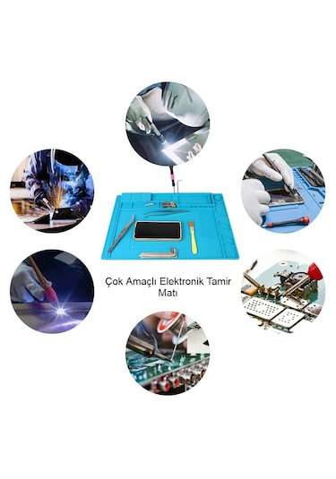 Tamir Matı 500 C Silikon Isıya Dayanıklı S-160 Onarım Devrim Pedi