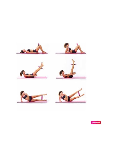 Avessa BPC-100 Dura-Strong 36 CM Tutmalı Pilates Çemberi Gri