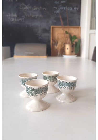 Burgenland Antika Yumurtalık Yeşil Küçük Boy 4 Parça Yeşil