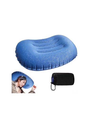 Symbee Hafif Dış Mekan Yorganı: Hızlı Şişirilebilir/boşaltılabilir, 50d Tpu + Süt İpek Dokusu, Antiskid, Mavi Açık , Kamp/wakaf Kullanıma Uygun 40x30x10cm Açık Mavi