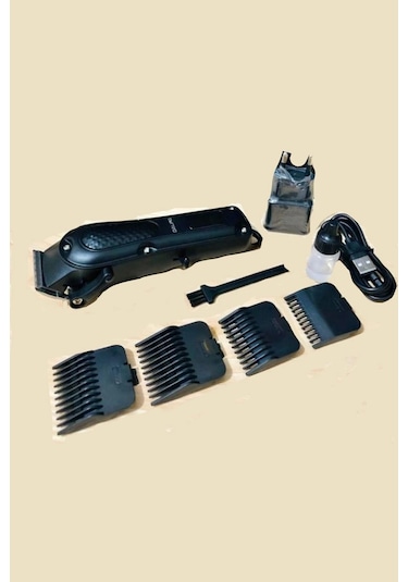 Wintoup Profesyonel Kuaför Tipi Tıraş Makinesi Şarjlı Dijital Göstergeli Saç Kesim