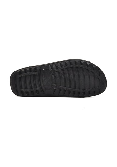 Aspor Siyah Erkek Düz Sandalet Siyah