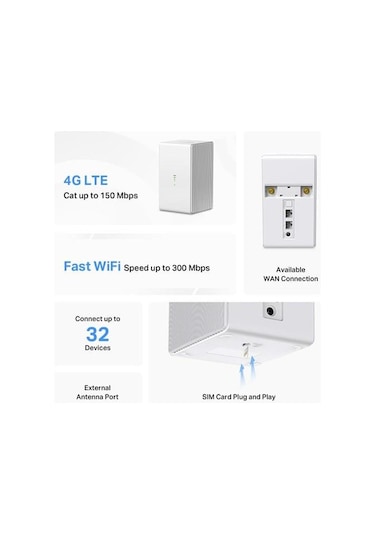 Mercusys Mb110-4g N300 4g-lte Router