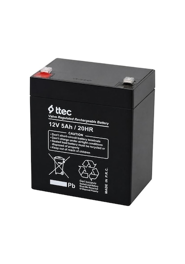 Ttec 12v 5 Ah Bakımsız Kuru Akü