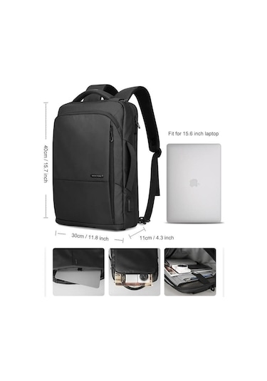 Mark Ryden MR9533 USB Şarj Portlu Laptop Notebook Sırt Çantası