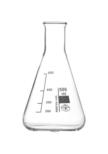 Simax Cam Erlen 500 ML Erlenmeyer Flask Dar Boyunlu
