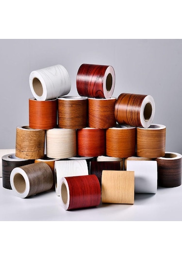 10m/rulo Pencere Eşiği Bel Hattı Duvar Kağıdı Kapı Çerçevesi Kılavuz Çizgisi Ev Dekorasyonu Süpürgelik Çizgisi Kahve