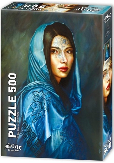 Star Puzzle 500 Parça Mavi Zambak Puzzle