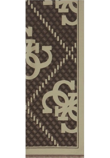 Guess Desenli Erkek Atkı Taş