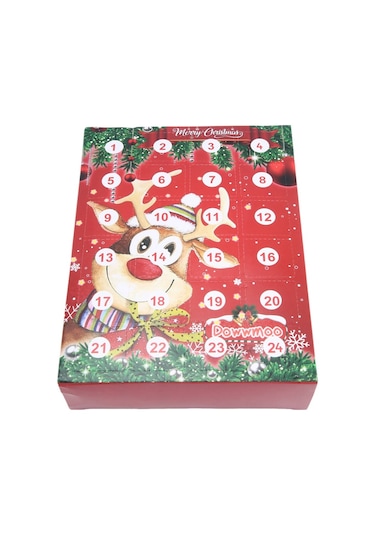 Çocuklar İçin Noel Advent Takvimleri Anahtarlık Süslemeleri Dekorasyon