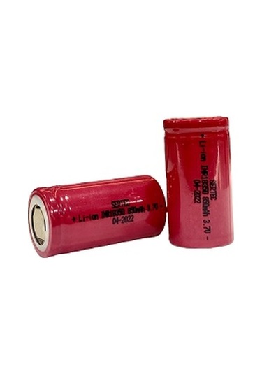 18350 3.7v 850 Mah Li-ıon Şarjlı Pil - 1c