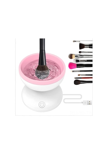 Reedark Otomatik Makyaj Fırçası Temizleme Makinesi - Şarjlı, Pratik Ve Dayanıklı