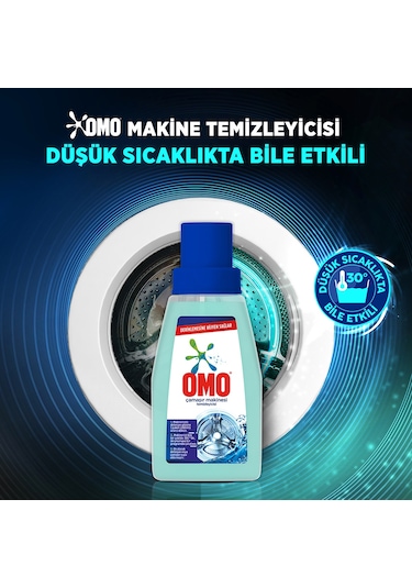 Omo Çamaşır Makinesi Temizleyicisi Çam Esintisi 3 x 200 ML