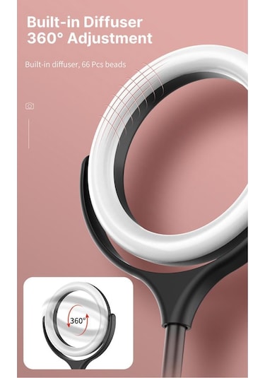 Vijim K6 7" Tripodlu Led Ring Işık Seti Telefon için