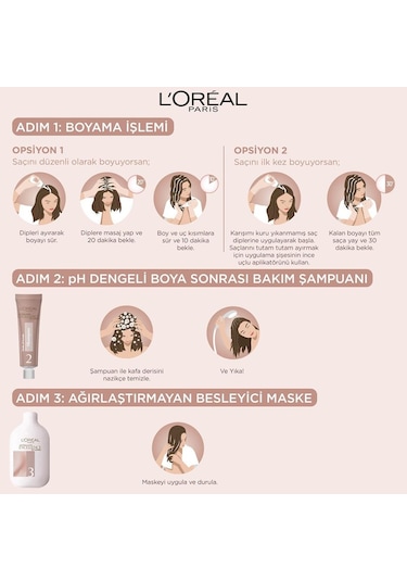 Loreal Excellence Creme Saç Boyası Nude Renkler 7U Nude Kumral