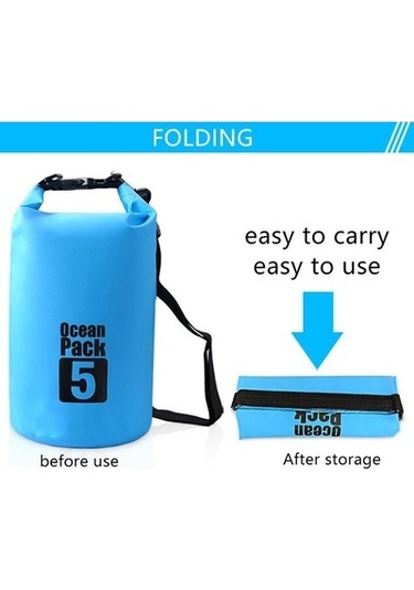 Zcjb Tek Askılı Outdoor Su Geçirmez Pvc Yüzücü Sırt Çantası Pembe 10 Litre Çok Renkli Çok Renkli