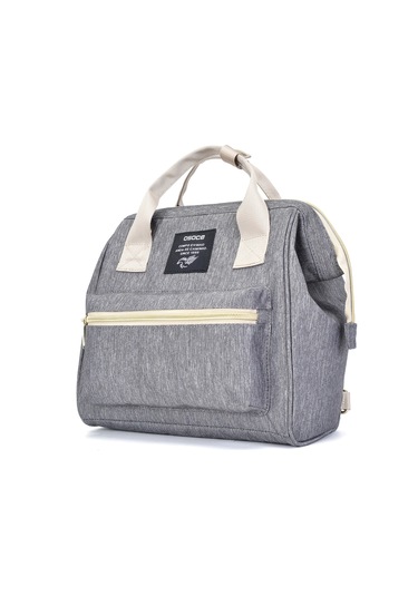 Jeehugo Gri Çok Fonksiyonlu Bebek Çantası - El/omuz/üçgen Çantası, Su Geçirmez, Geniş Hacimli Anne Bebek Seyahat Çantası 25x15x28cm Gri