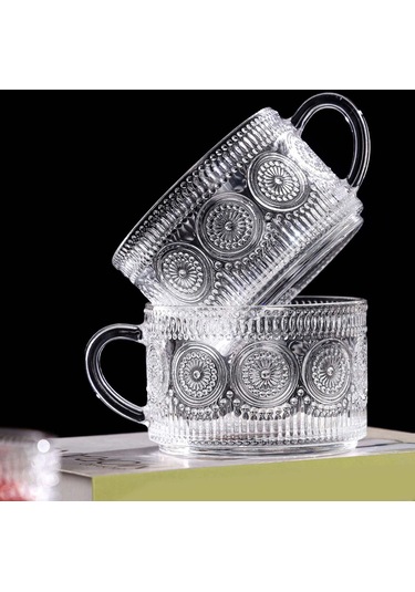 Homyl 2 Adet Cam Su Bardağı Temizle 400-500 Ml Restoran Cafe B B