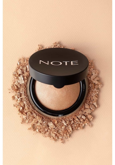 Note Cosmetics Cosmetics Baked Allık 06 Hot Rose Işıltılı Highlighter