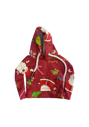 Suntek Kadınlar Için Yumuşak Hoodie Kapak Vites Kolu Kırmızı