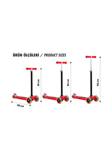 Shinaro Maxi 3 Tekerlekli Scooter