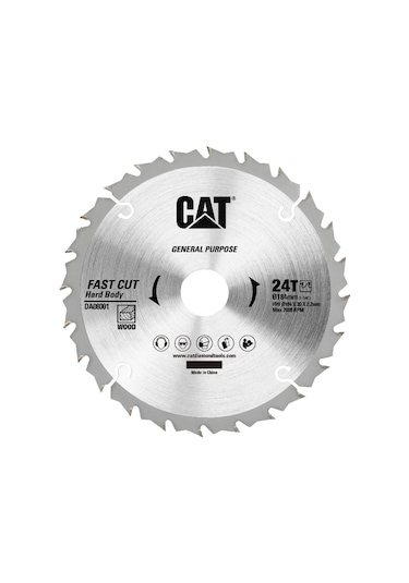 Cat Da08001 184x30mm Ahşap Kesme Elmas, Daire Testere Bıçağı 24 Diş