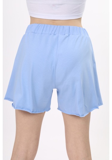 Toontoy Kız Çocuk Şort Mavi