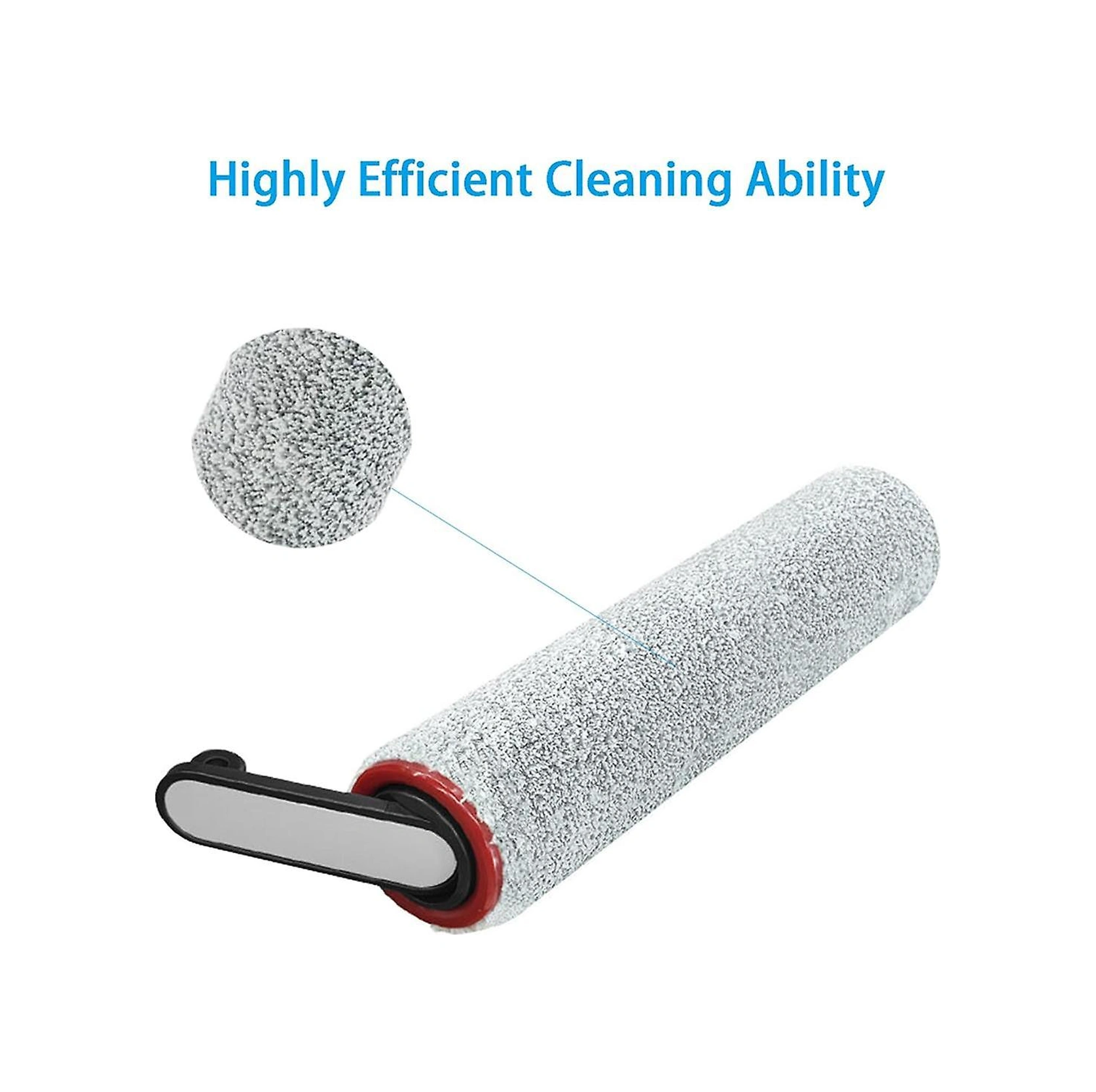 H12 Pro / M13beta / H12 Zemin Yıkama Makinesi Aksesuarları İçin 6 Adet Yedek Rulo Fırça Hepa Filtresi