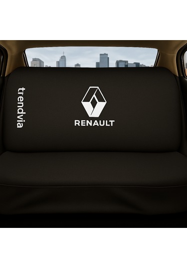 Renault Uyumlu Ön Arka Koltuk Kılıfı Penye Servis Tipi Oto Koltuk Koruma Seti Siyah