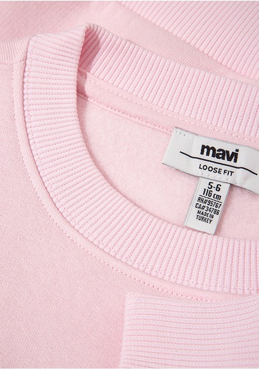 Mavi - Barbie Baskılı Pembe Sweatshirt 7s10185-71007 Pembe