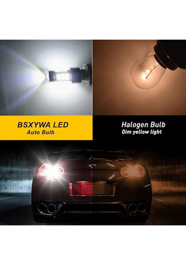 Adet 157 P21/5w Led 12v 24v Ampul, Süper Parlak Araba Led Fren Lambası Ampulleri, Beyaz 6500k, Araba Fren Lambası Ampulleri, Fren Lambaları, Gündüz Farları İçin Kullanılır