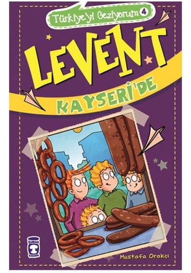 Levent Türkiyeyi Geziyorum 4 Set  - 5 Kitap Takım - Mustafa Orakçı - Timaş Çocuk