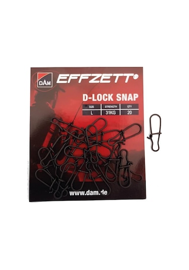 Dam D-Lock Snaps Klips 20 Adet Suni Yem Rapala Klipsi