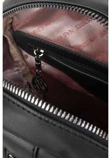 Nas Bag Kadın Sırt Çantası Ve Omuz Çantası Dönüştürülebilir Tasarım - Siyah Dona Siyah