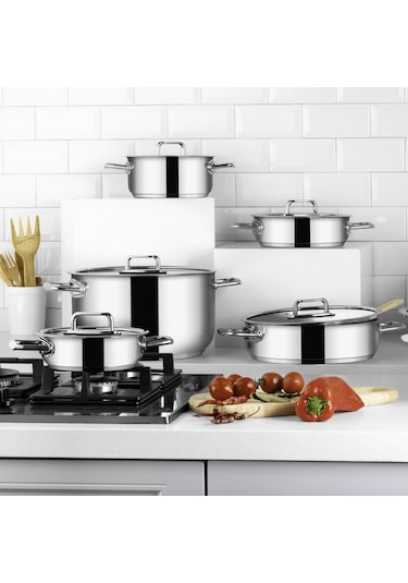 Aryıldız Colombus Basık Tencere 26 Cm 248393 Gümüş