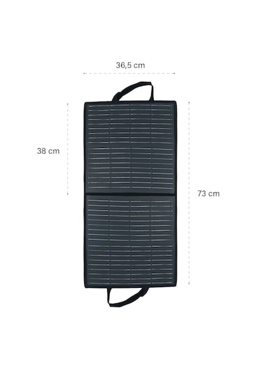 Fellow 50w Katlanabilir Çanta Tipi Solar Güneş Panel Seti + Power