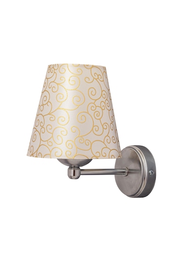 Otel Duvar Aplik Gümüş