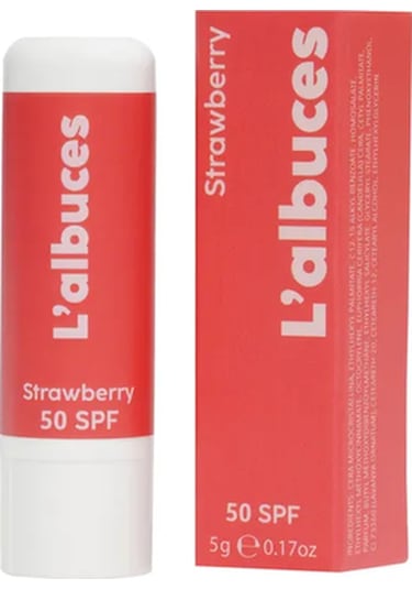 L'albuces Strawberry Plump Lip Balm SPF30