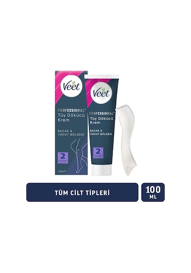 Veet Professional Tüy Dökücü Krem Bacak-vücut İçin Normal 100 Ml