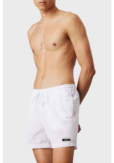 Calvin Klein Erkek Mayo Short Km0km01111 Yaa Beyaz Beyaz