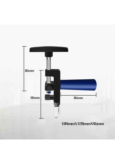 Vkemall Altın Metal Plastik Cam Ve Seramik Testere - Kolay Kesim, Ergonomik Tutuş, 3-15mm Kalınlık, 3 Kesici Uç İle