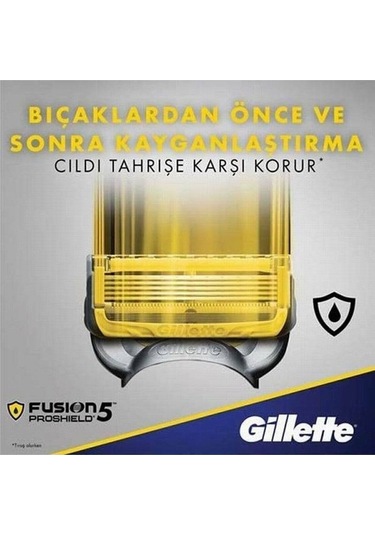 Fusion 5 Proshield Yedek Bıçak 4'lü
