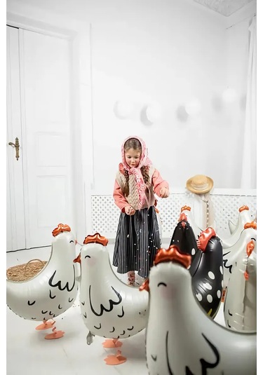 Davajdarit' Yürüyen Tavuk Balonu 365402522 Siyah