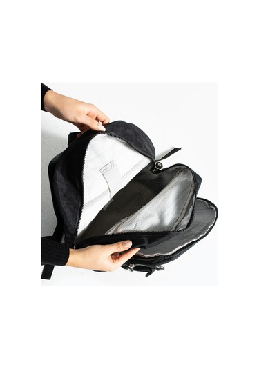 Orta Boy Sırt Çantası Ultra Hafif Çok Cepli Unisex Siyah Model: 571-3j - Siyah