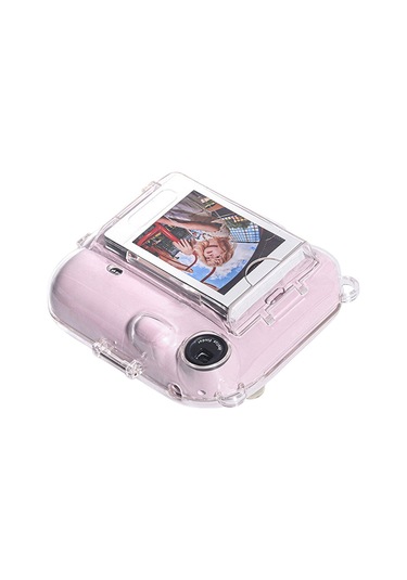 Instax Mini 12 Makine Uyumlu Şeffaf Koruyucu Kılıf-forsıbp079