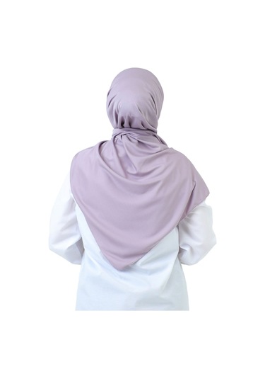 Şal Zarif Başörtüsü Eşarp Tesettür Giyim Uzun Abiyelik Lila