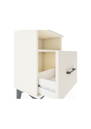 Arges Komodin Tek Raflı 2 Çekmeceli 44x30x64 Aytaşı-aytaşı Aytaşı