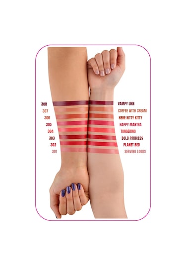 Callista Lips Favorite Longwearing Lipstick Kalıcı Ruj 304 Tangerino