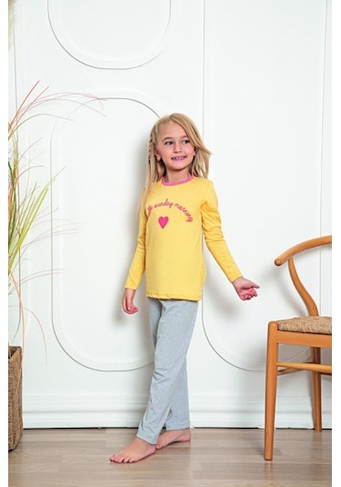 Donex Kız Çocuk Uzun Kollu Pijama Takımı 528 001
